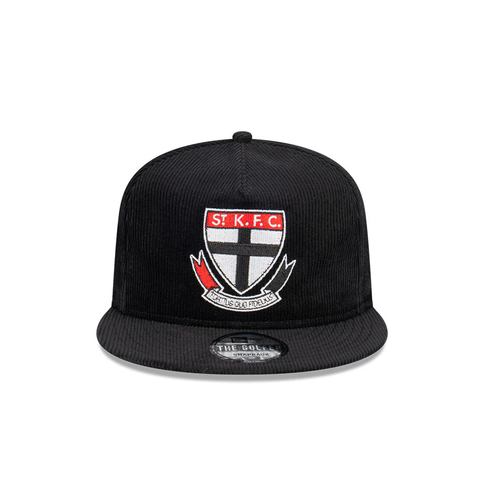 St Kilda New Era Corduroy Golfer Cap - Image 5