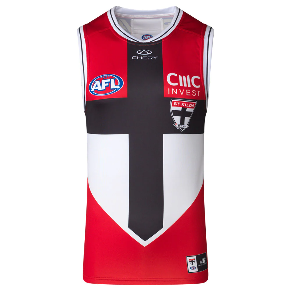 St Kilda 2025 Authentic Clash Guernsey