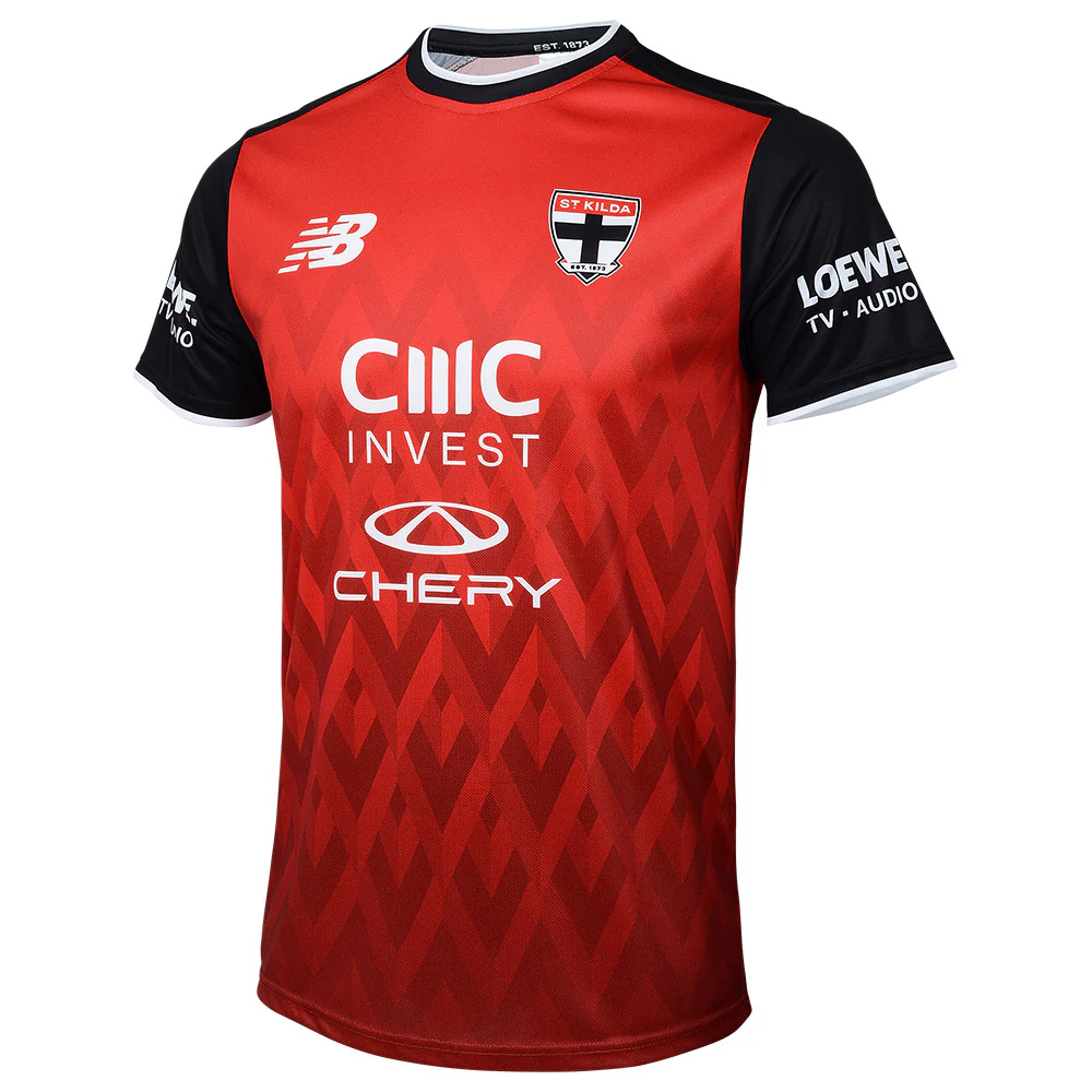 St Kilda 2025 Authentic Player Training Tee