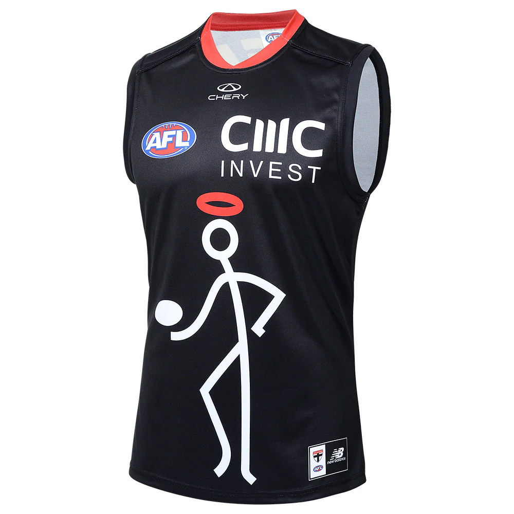 St Kilda 2025 Authentic Training Guernsey