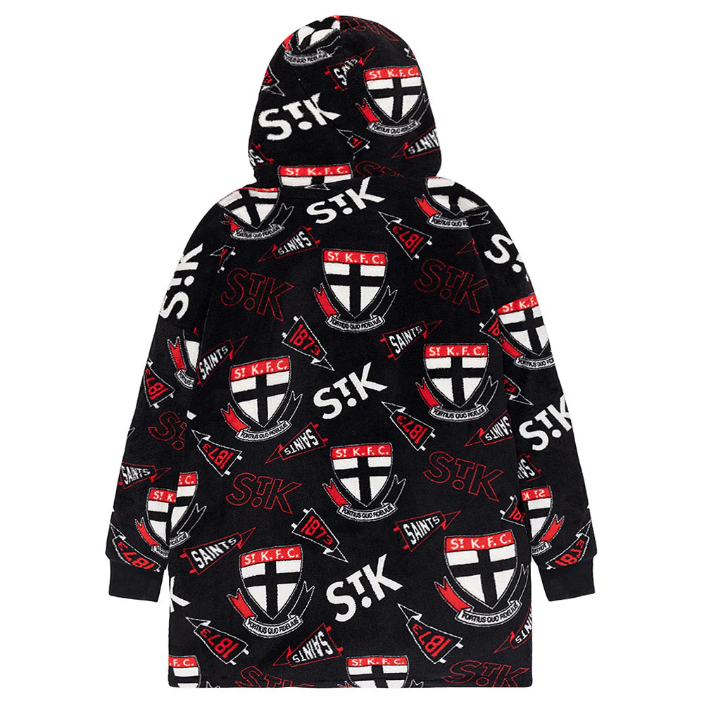 St Kilda Adult Sherpie Oversized Fleece Hoodie - Image 10