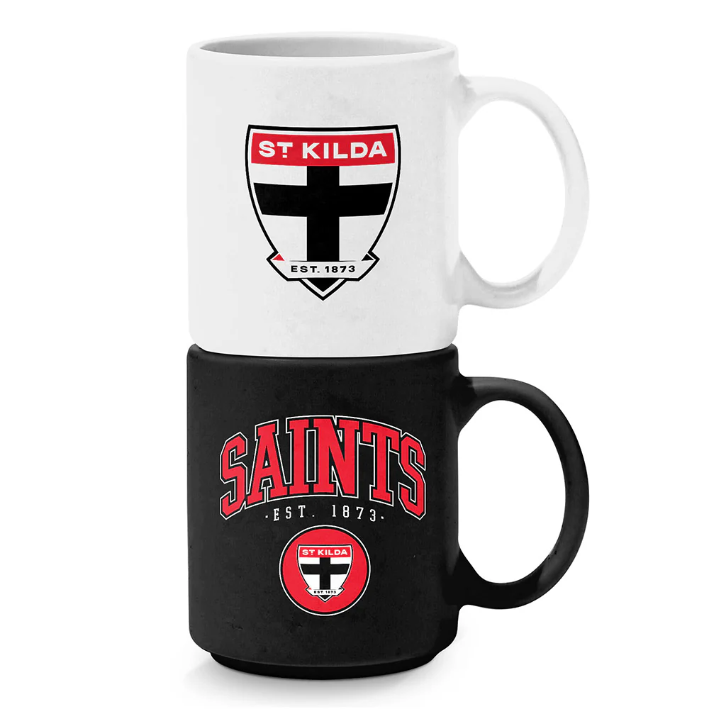St Kilda Stackable Ceramic Mugs
