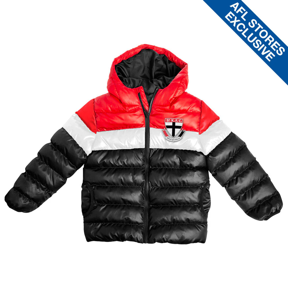 St Kilda Youth Puffer Jacket - Image 4