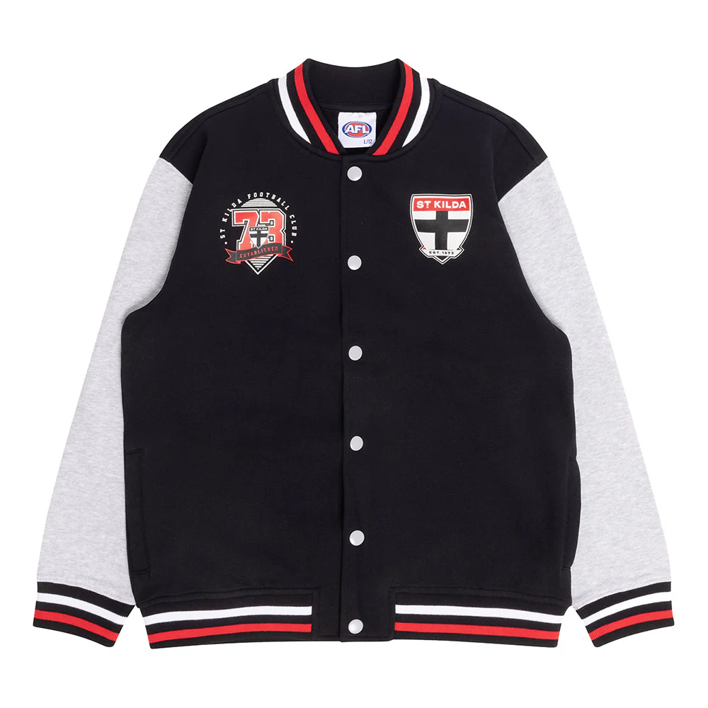 St Kilda Youth Varsity Fleece Jacket
