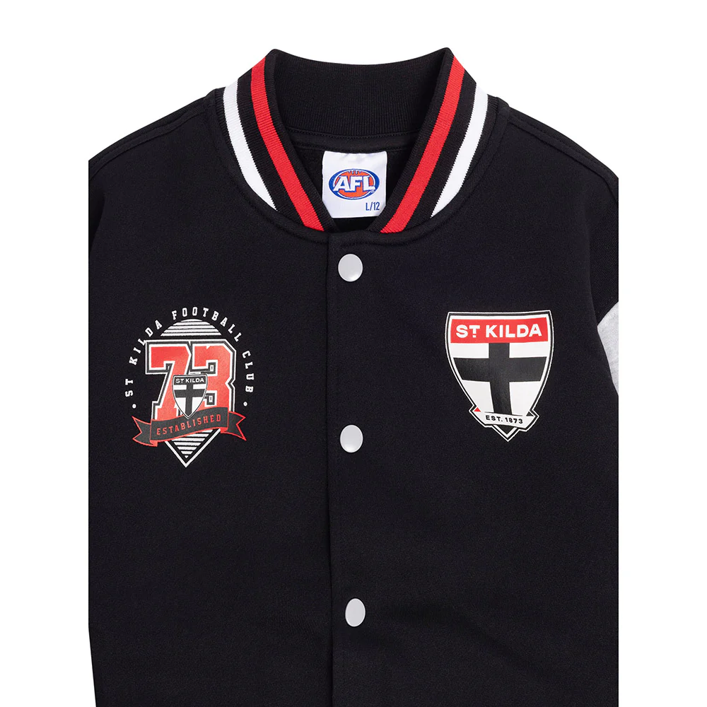 St Kilda Youth Varsity Fleece Jacket - Image 3