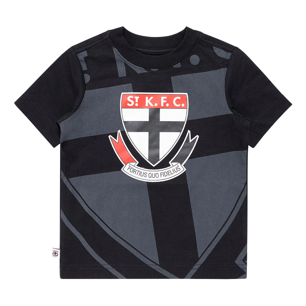 St Kilda Youth Oversize Crop Logo Tee - Image 5