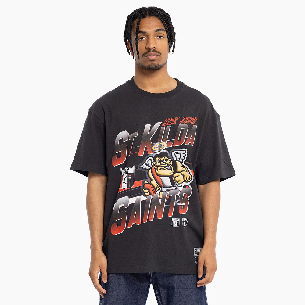 St Kilda Mitchell & Ness Mascot Character Tee
