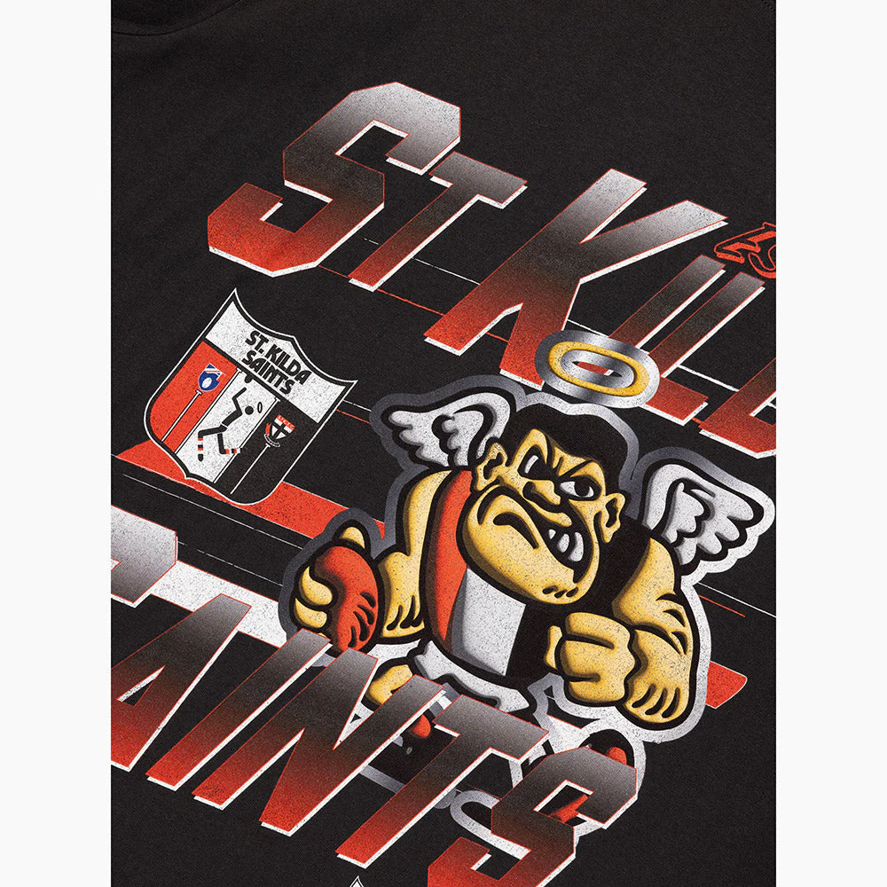 St Kilda Mitchell & Ness Mascot Character Tee - Image 3