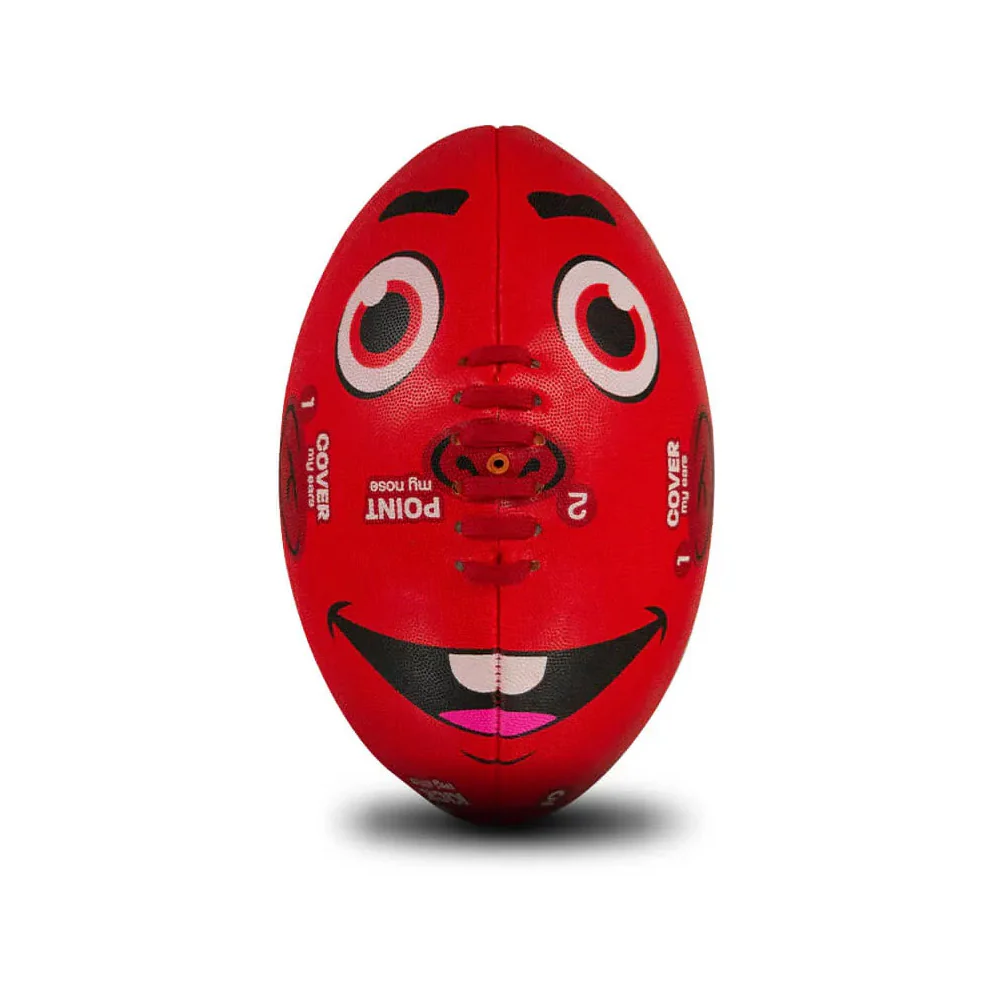 Sherrin Face Footy Red Size 1