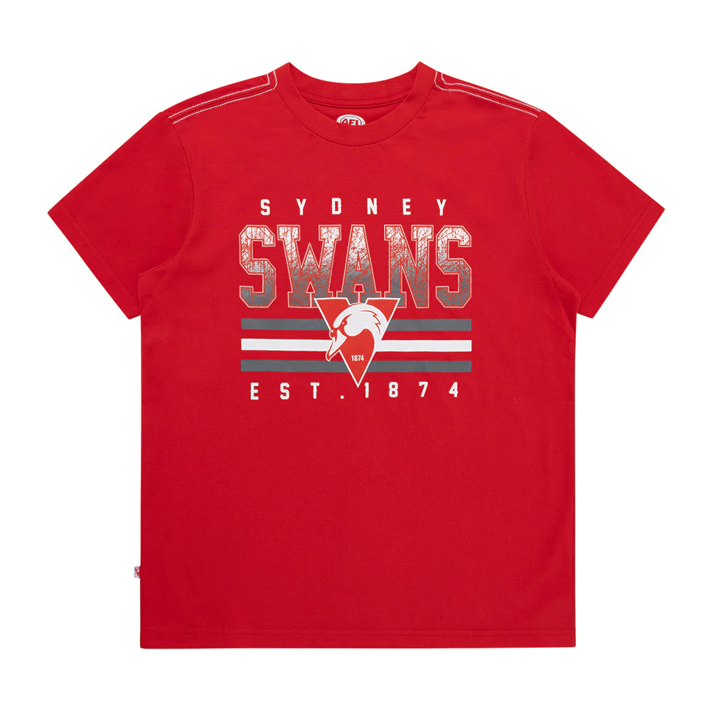Sydney Swans 2024 Youth Sketch Tee