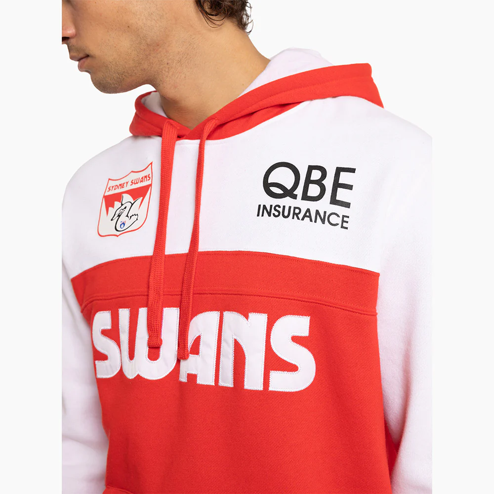 Sydney Swans Adult Throwback Hoodie - Image 4