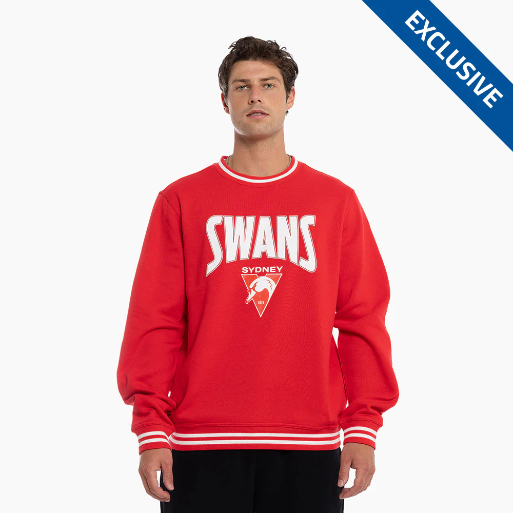 Sydney Swans Adult Arch Crew Sweater