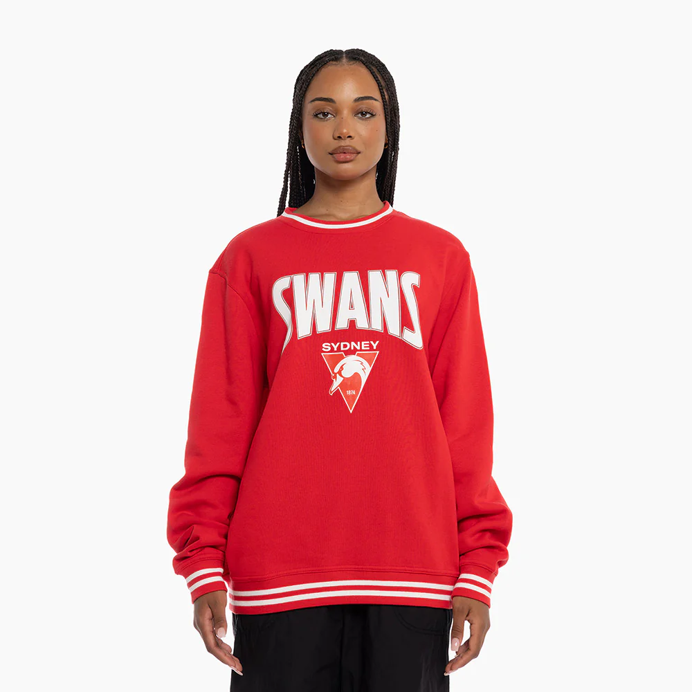 Sydney Swans Adult Arch Crew Sweater - Image 3