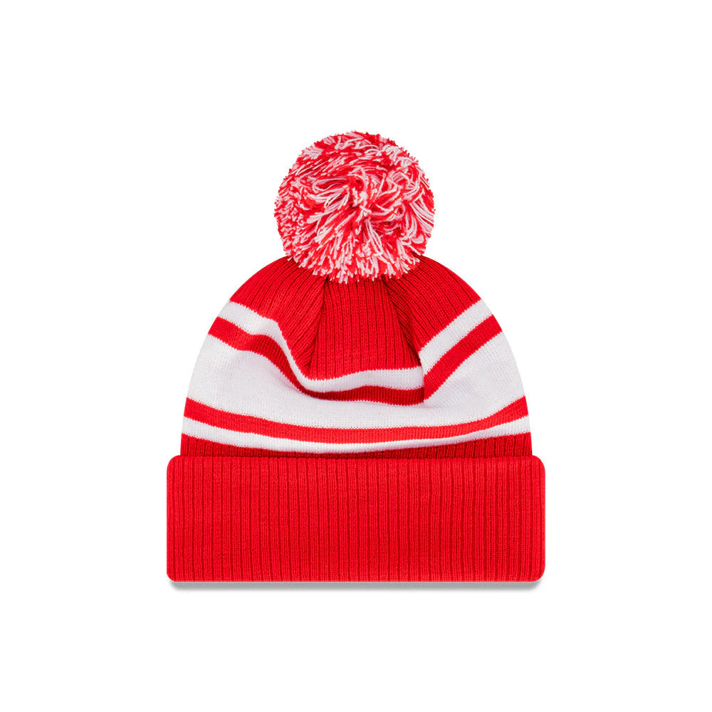 Sydney Swans New Era Stripe Knitted Beanie - Image 3