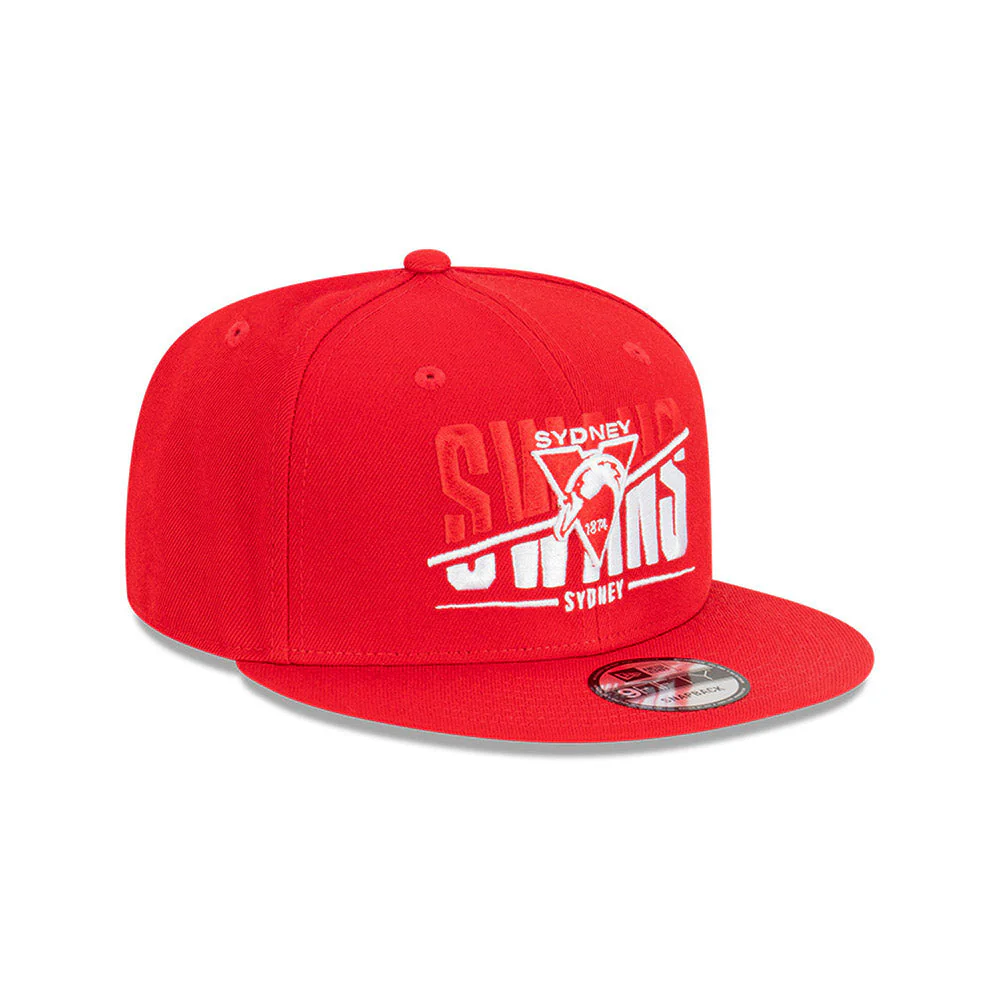 Sydney Swans New Era 9fifty Sliced Cap - Image 7