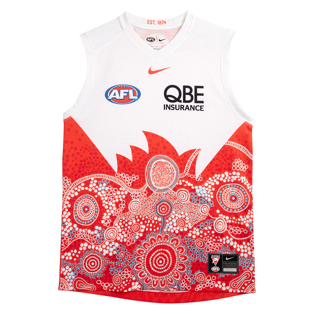 Sydney Swans 2025 Adult Indigenous Guernsey - Image 3