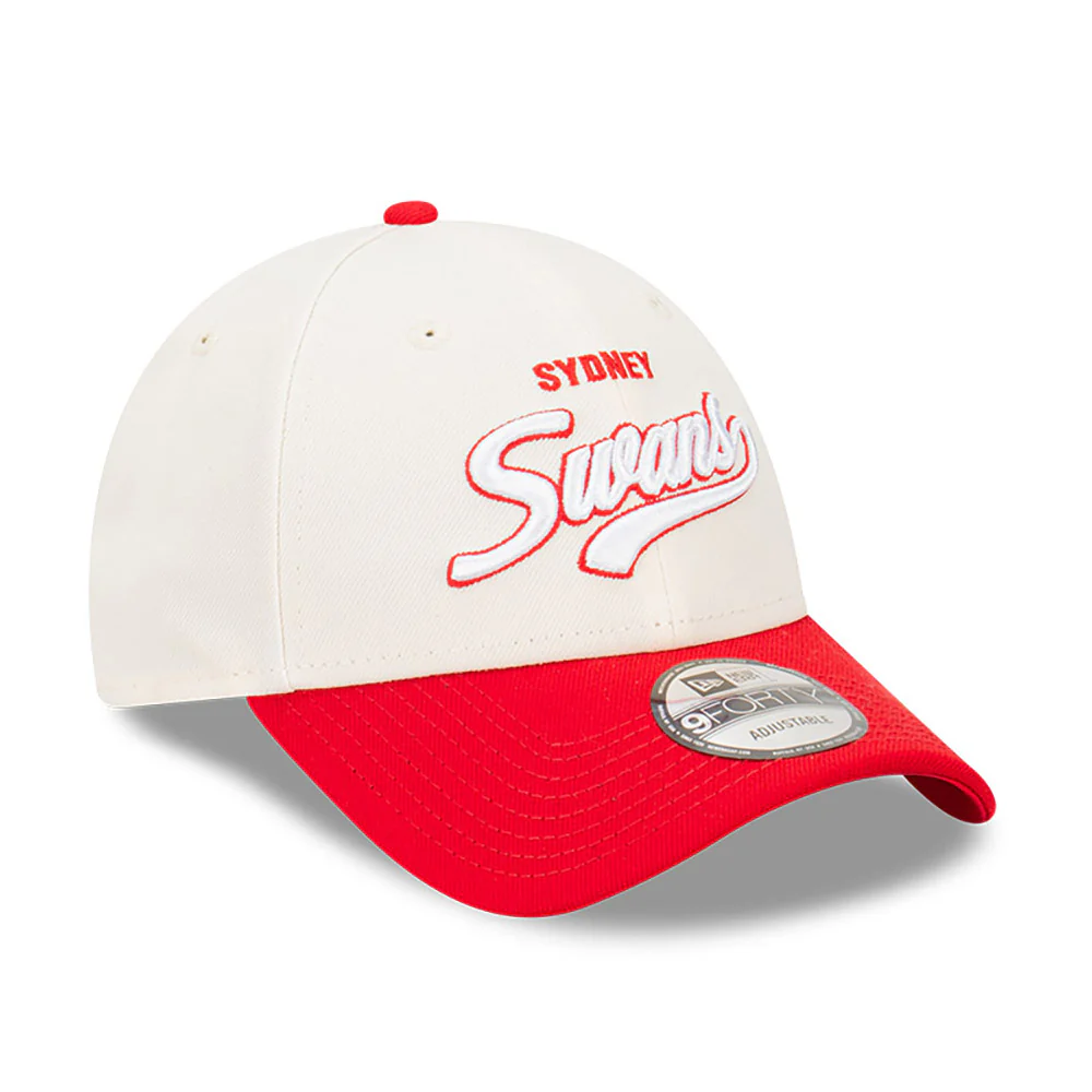 Sydney Swans New Era 9forty 2-Tone Script Cap - Image 2