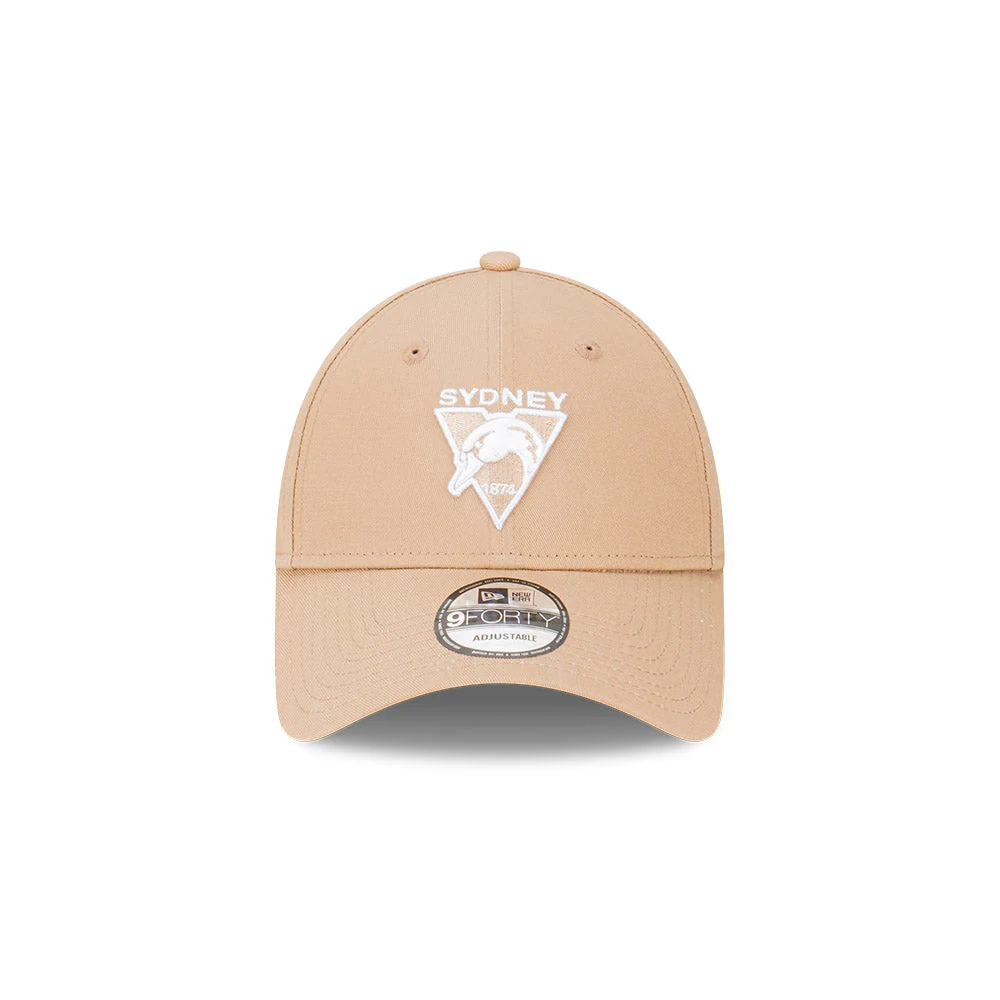 Sydney Swans New Era Camel 9forty Cap - Image 5