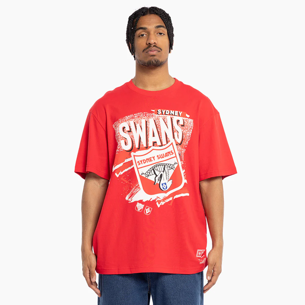 Sydney Swans Mitchell & Ness Abstract Logo Tee