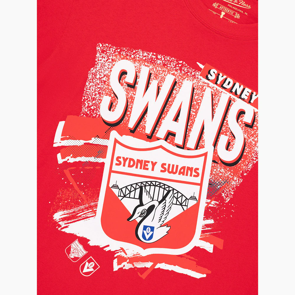 Sydney Swans Mitchell & Ness Abstract Logo Tee - Image 3
