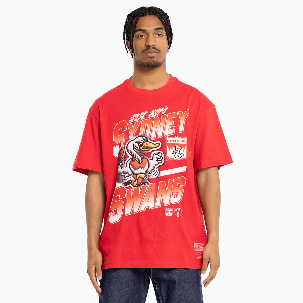 Sydney Swans Mitchell & Ness Mascot Character Tee