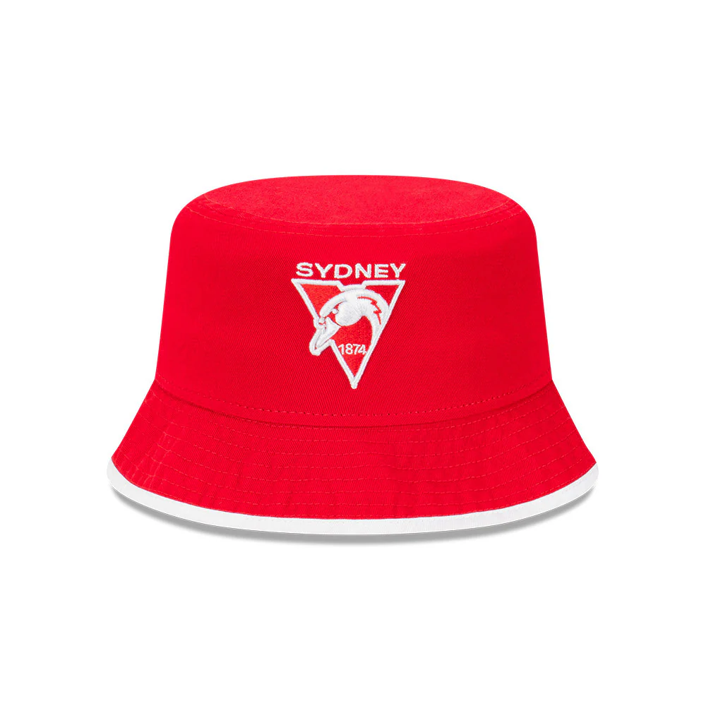 Sydney Swans New Era Trim Bucket Hat - Image 2