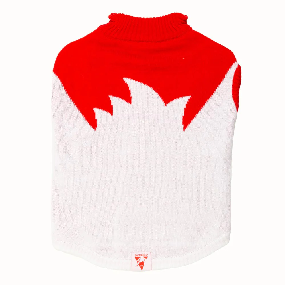 Sydney Swans Dog Jumper - Large - Image 3