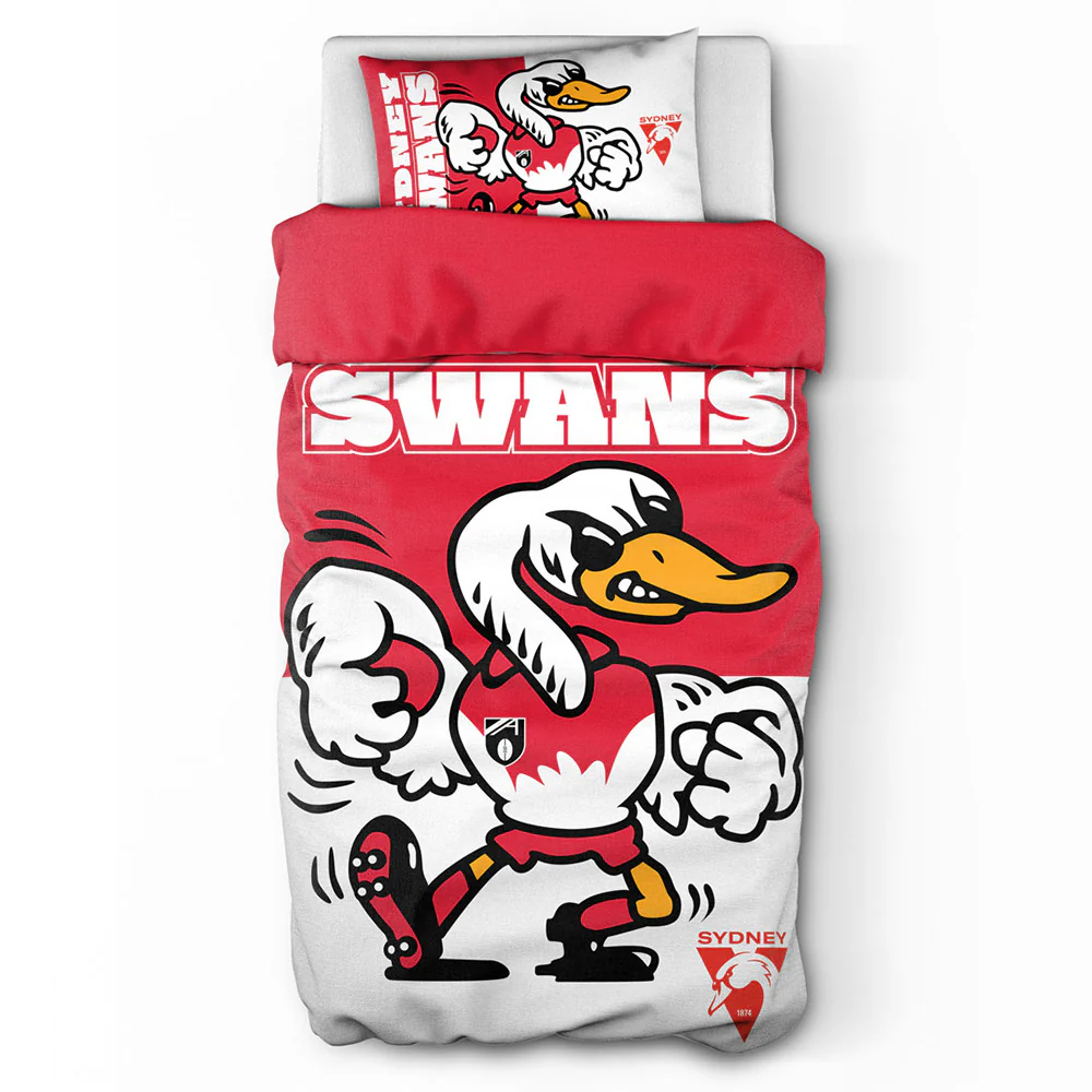 Sydney Swans Single Quilt Cover Set