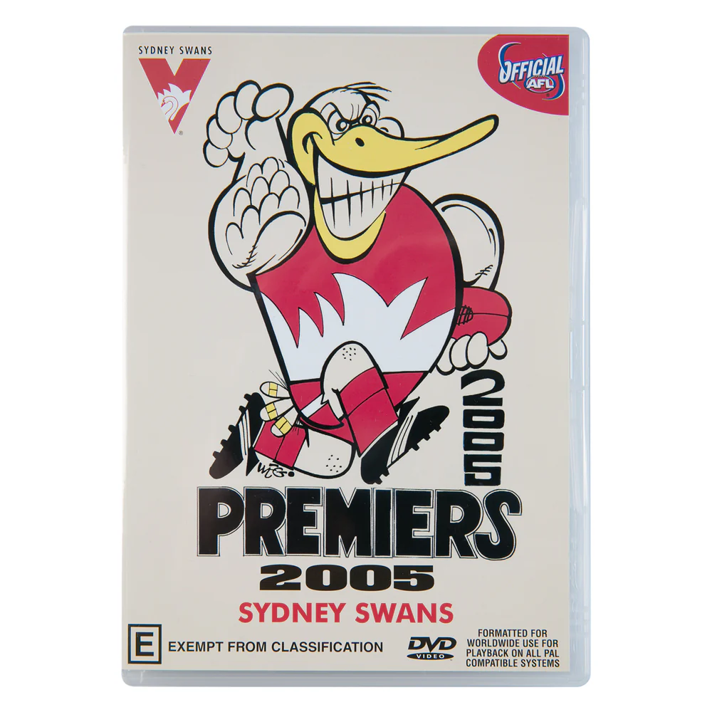 Sydney Swans 2005 Premiers Dvd