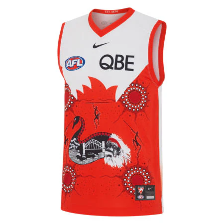 Sydney Swans 2024 Authentic Mens Indigenous Guernsey - Image 6