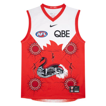 Sydney Swans 2024 Authentic Mens Indigenous Guernsey - Image 8