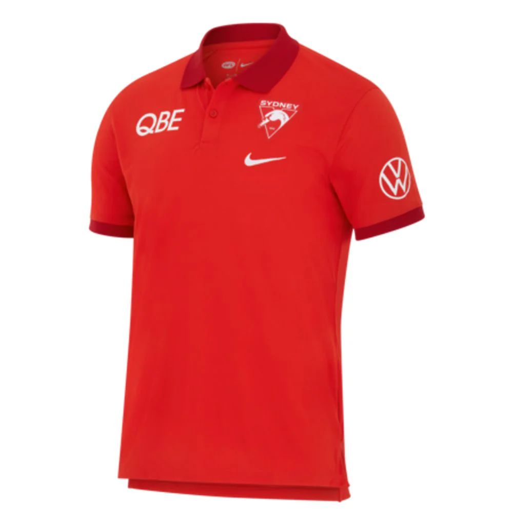 Sydney Swans 2024 Authentic Mens Team Polo