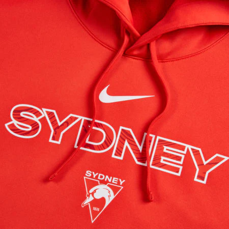 Sydney Swans 2024 Authentic Mens Team Travel Hoodie - Image 7