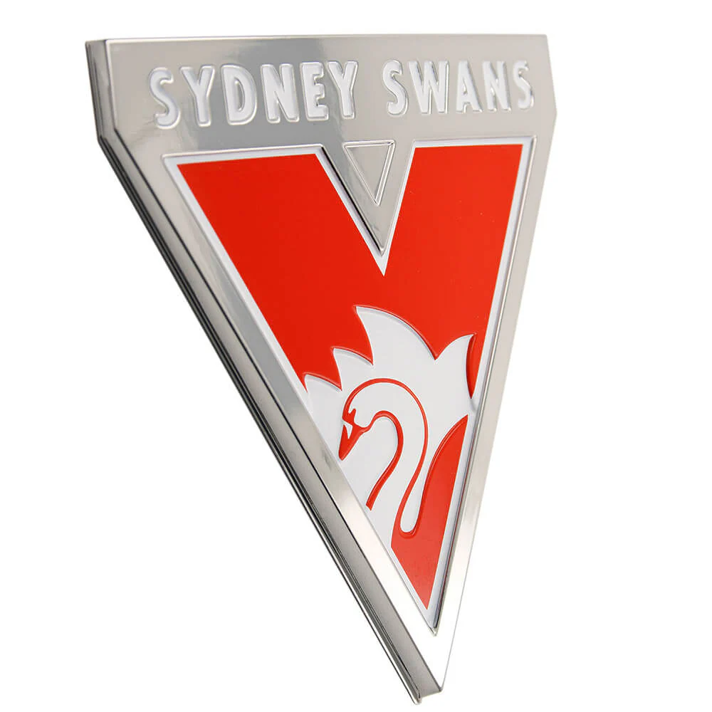 Sydney Swans 3d Chrome Emblem
