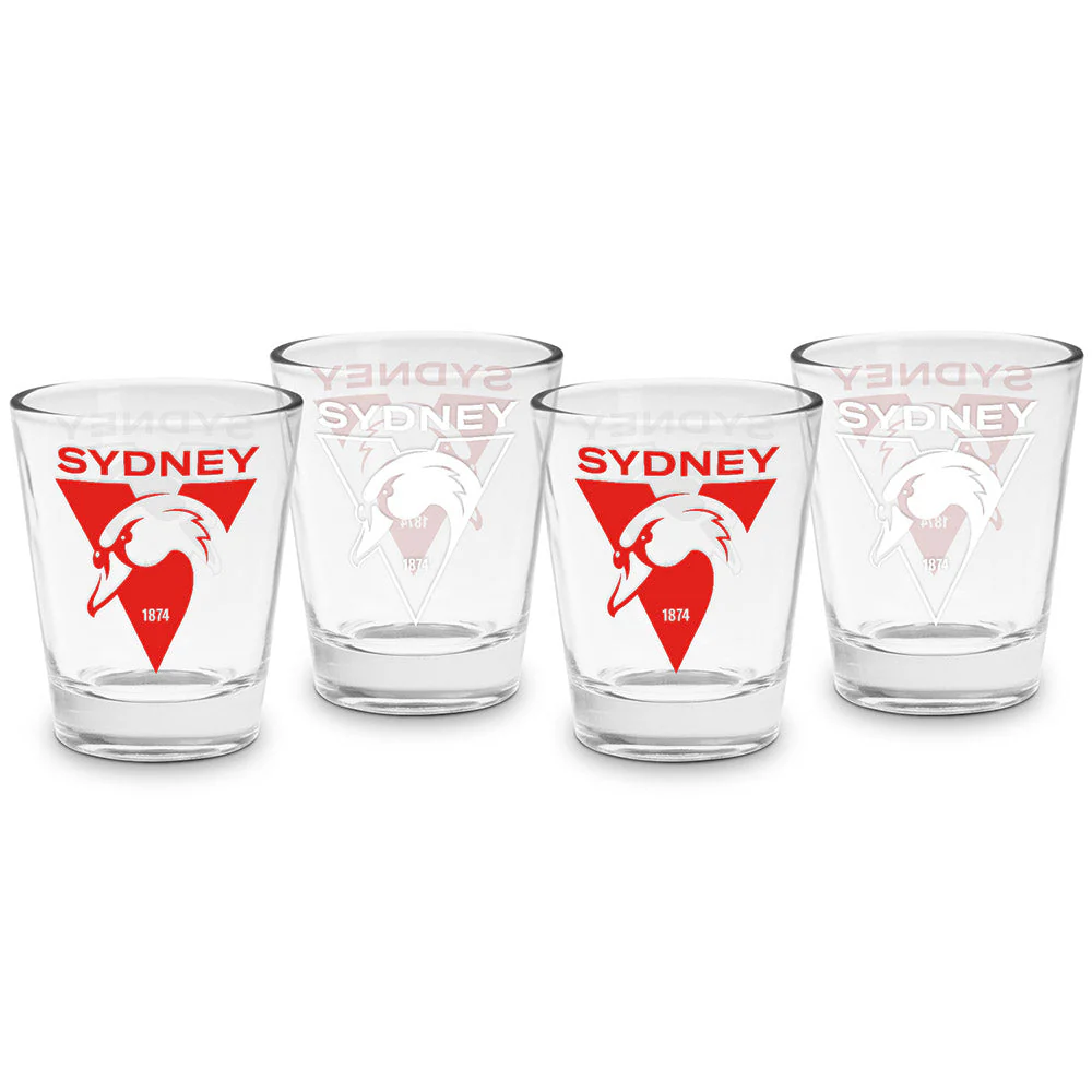 Sydney Swans 4 Pack Shot Glass - Image 2
