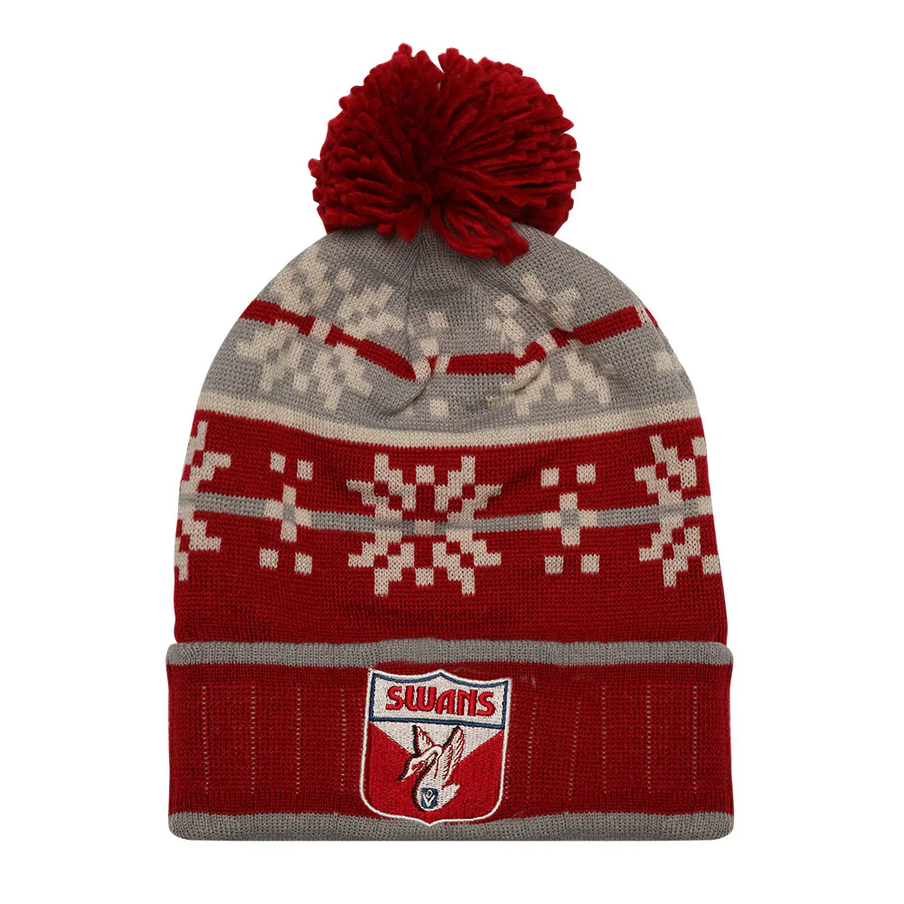 Sydney Swans Adult Cable Beanie