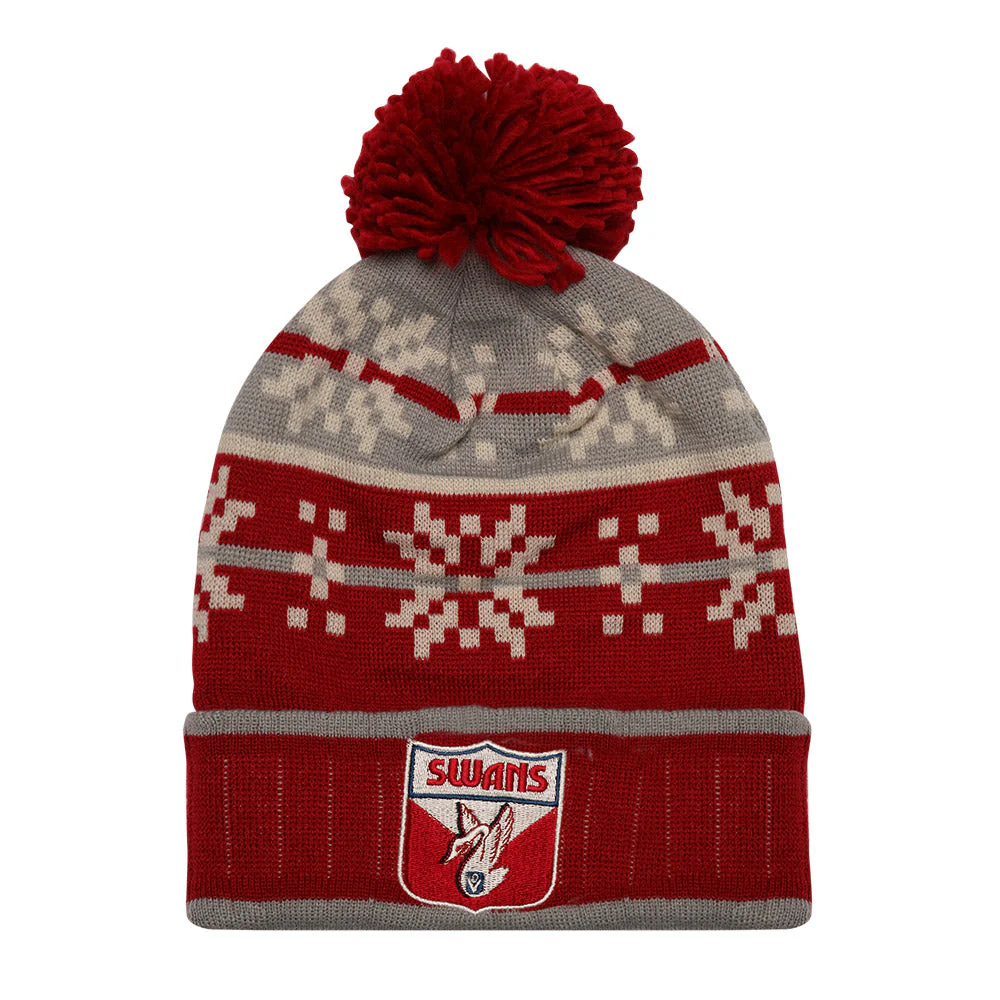 Sydney Swans Adult Cable Beanie - Image 2