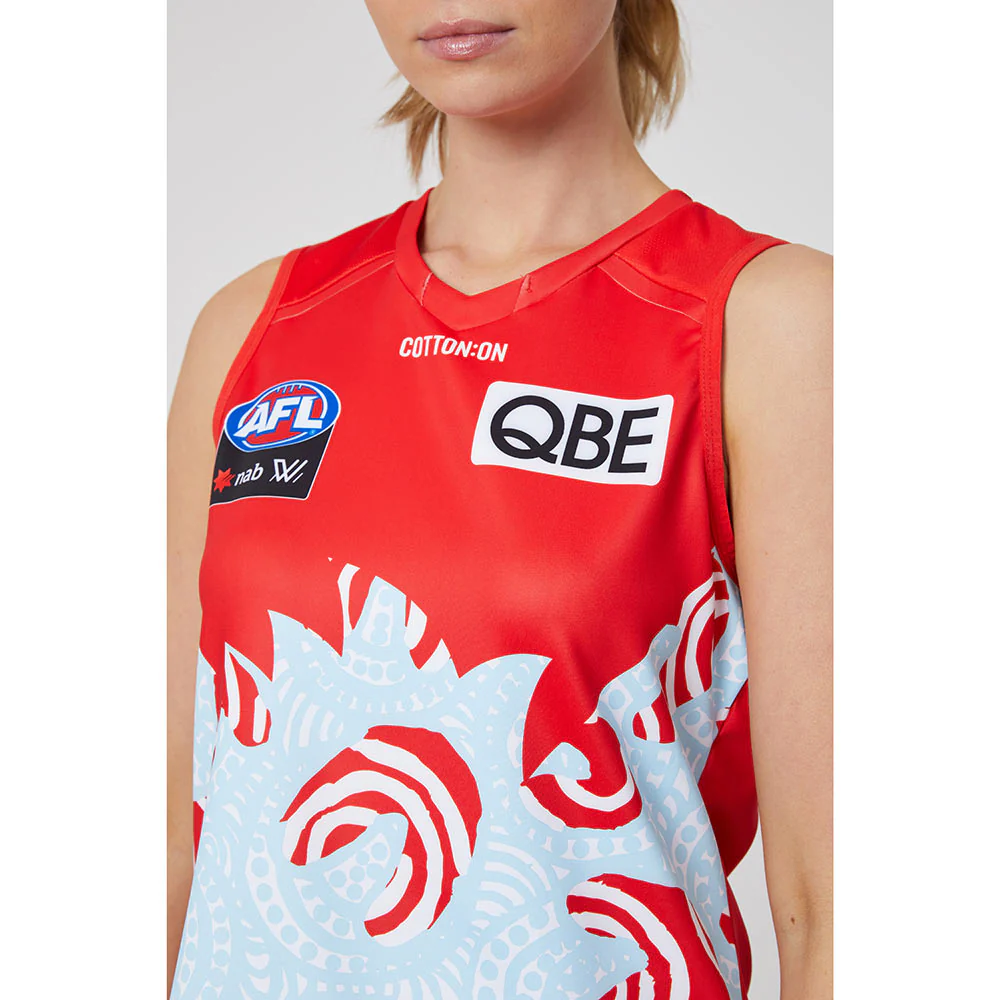 Sydney Swans AFLW Season 7 Womens Indigenous Guernsey - Image 4