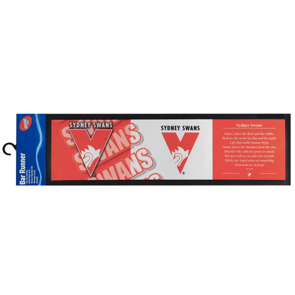Sydney Swans Lyrics Bar Runner - Image 2