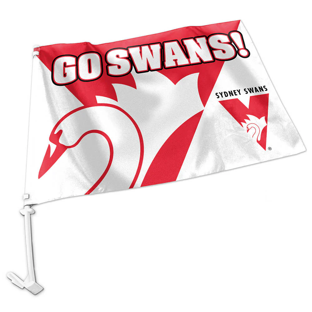 Sydney Swans Car Flag