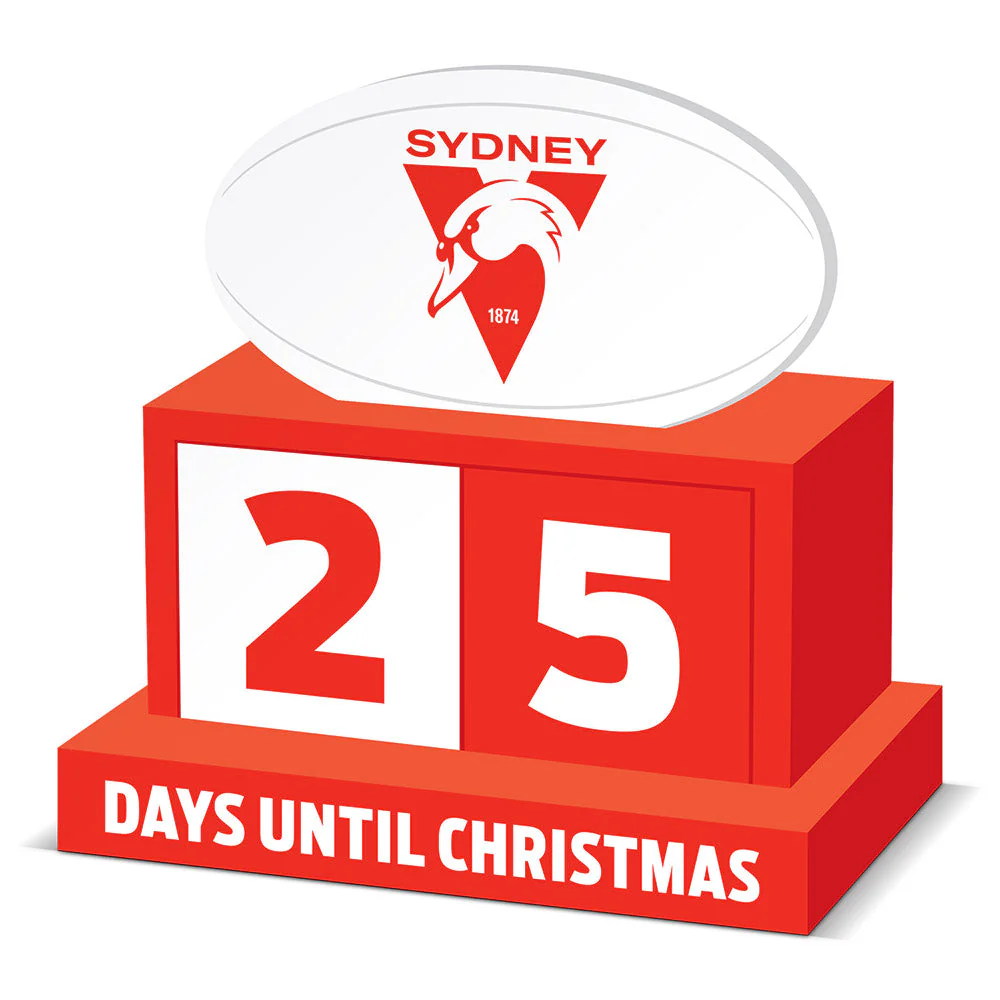 Sydney Swans Christmas Countdown Blocks - Image 2