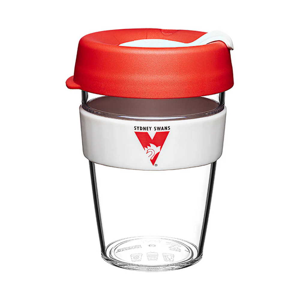 Sydney Swans Clear Medium Keepcup - Image 2