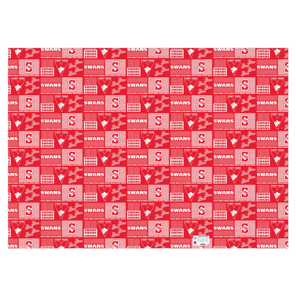 Sydney Swans Gift Wrapping Paper