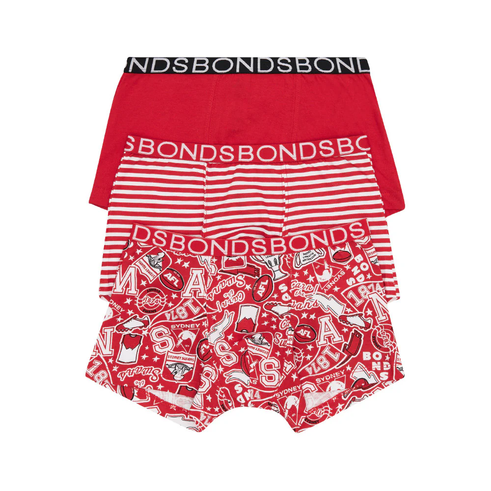 Sydney Swans Kids Trunk 3 Pack