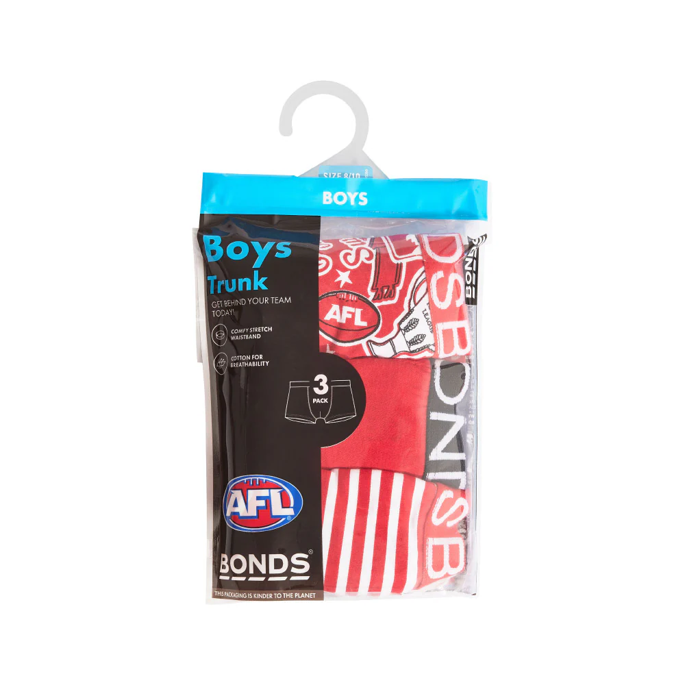 Sydney Swans Kids Trunk 3 Pack - Image 3