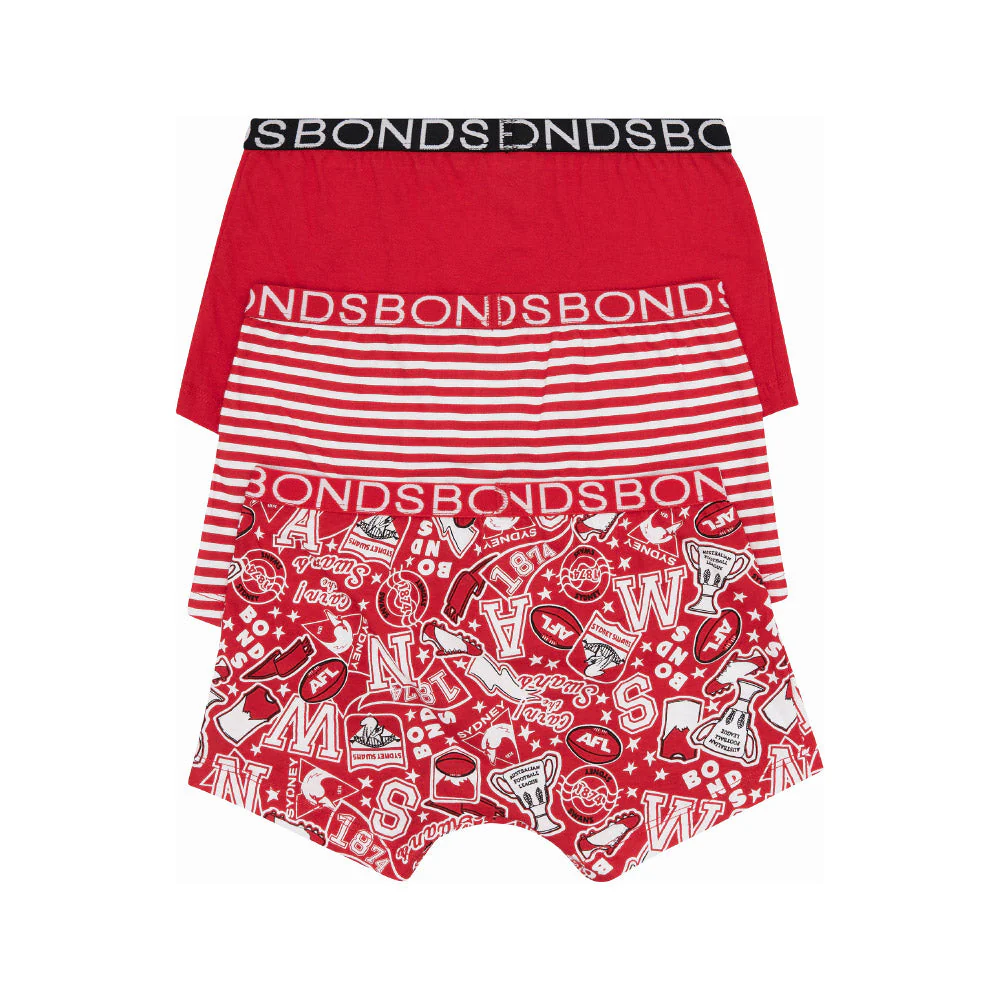 Sydney Swans Kids Trunk 3 Pack - Image 5