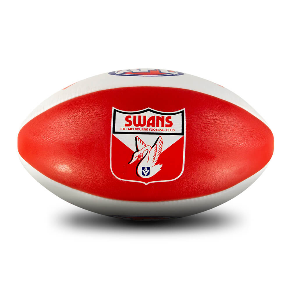 Sydney Swans Leather Football - Size 5 - Image 3