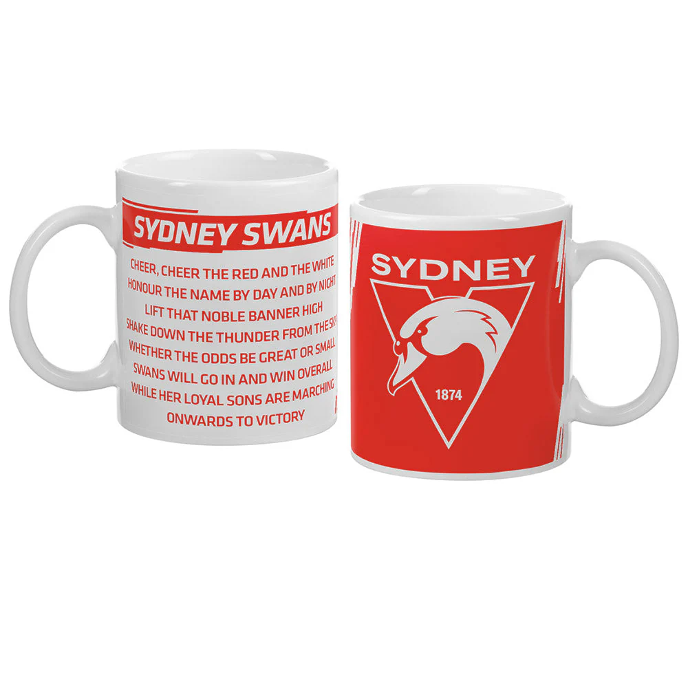Sydney Swans Logo And Song Mug - Image 2