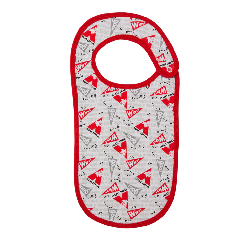 Sydney Swans Logo Baby Bibs - Image 3