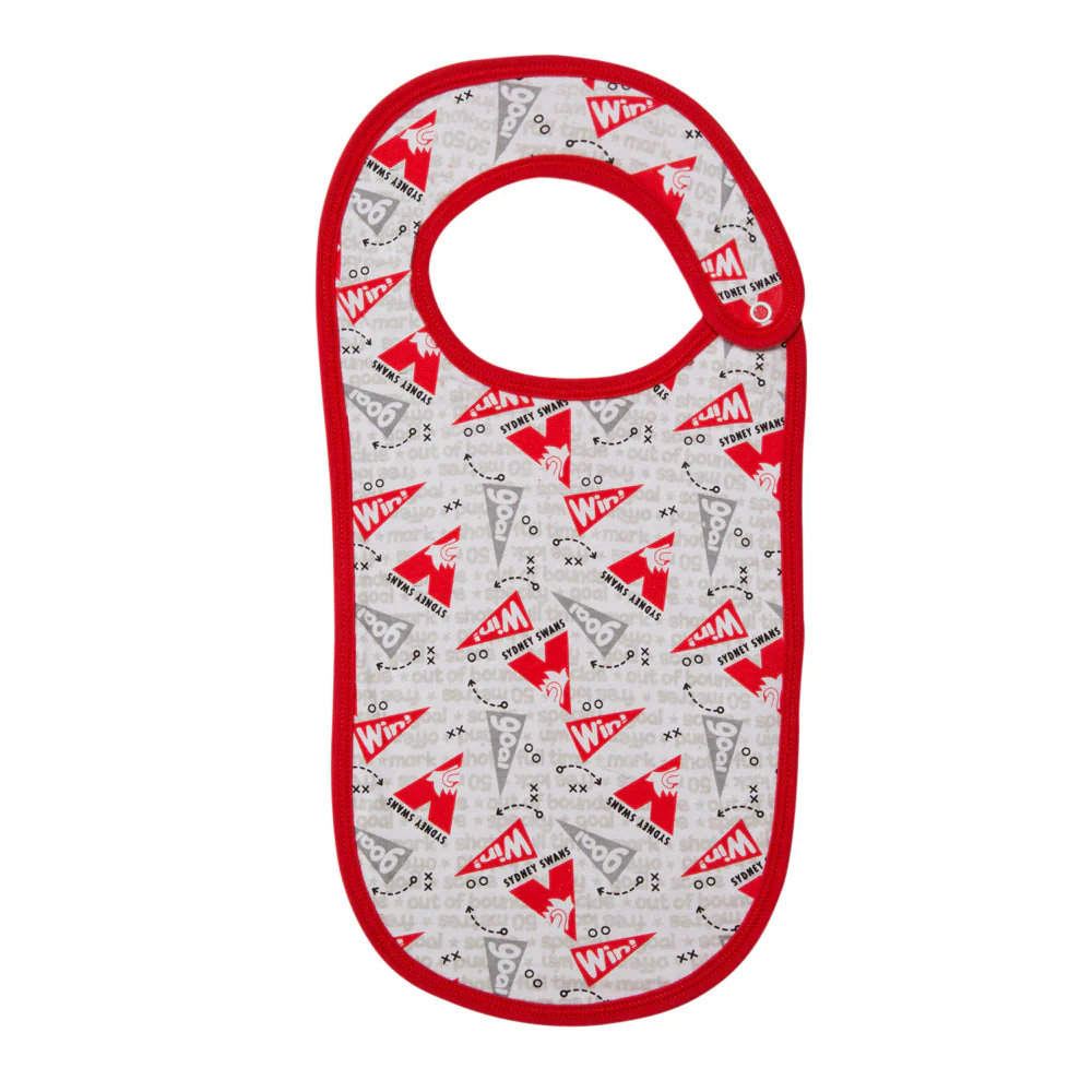 Sydney Swans Logo Baby Bibs - Image 4